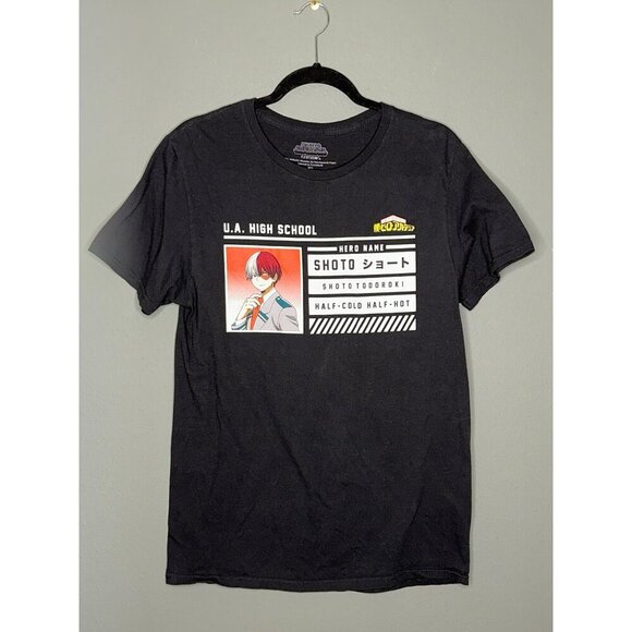 Shoto Todoroki UA High School My Hero Academia Mens Medium Graphic T-Shirt - Picture 1 of 6